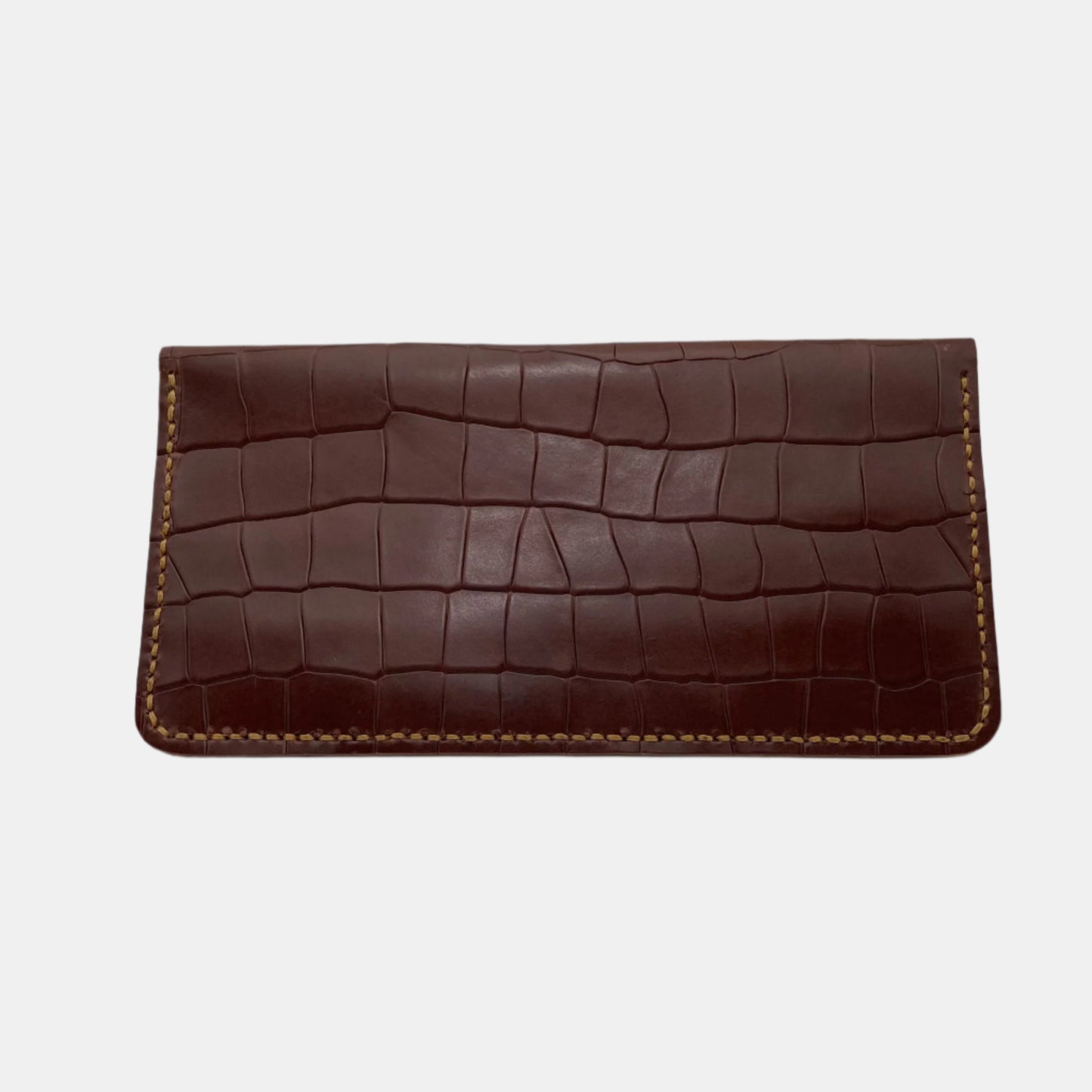 MAJESTICCHESTNUT_NAWALHANDCRAFTEDCROCODILELEATHERLONGWALLET