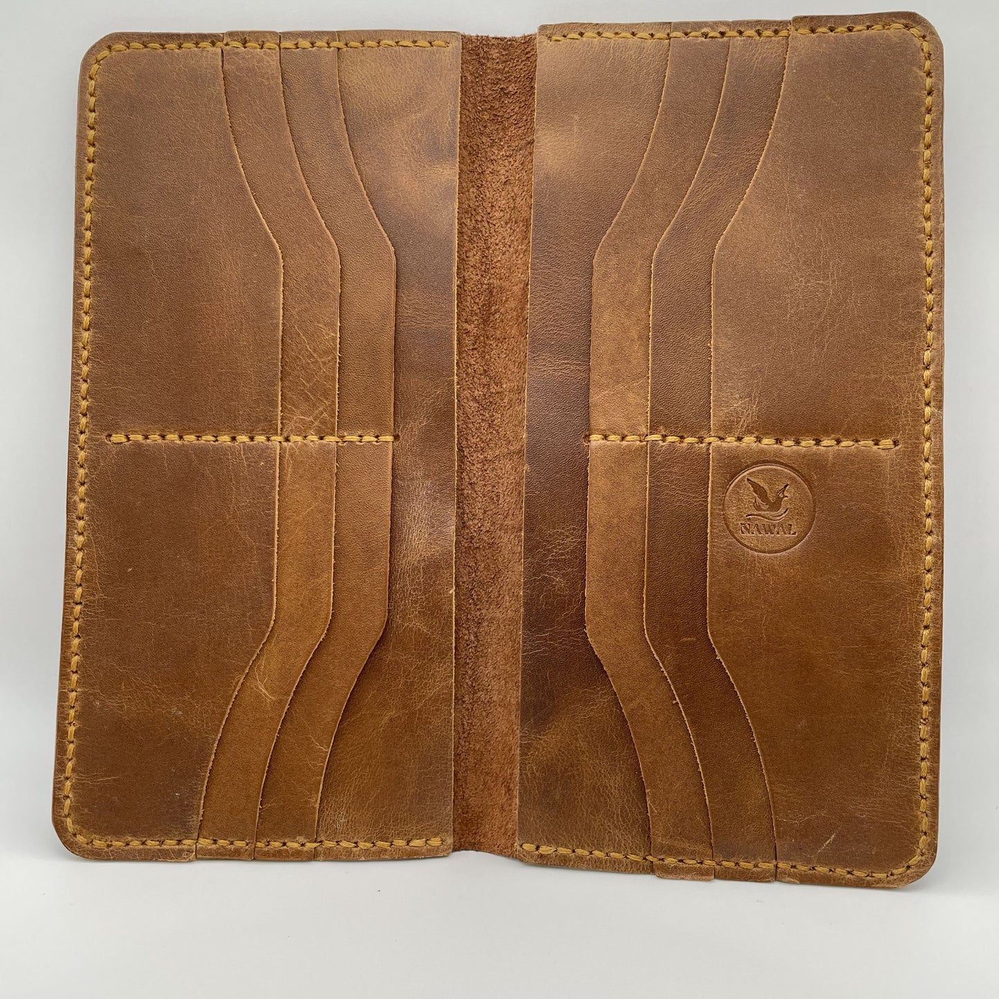 MAJESTICCHESTNUT_NAWALHANDCRAFTEDCROCODILELEATHERLONGWALLET