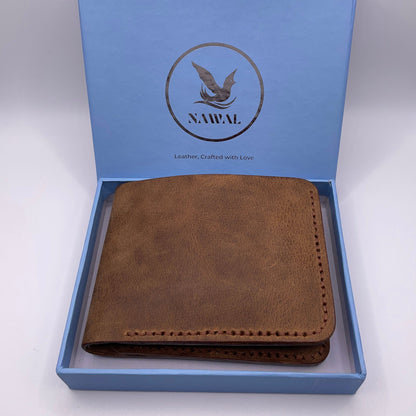 REGALCAMEL_NAWALHANDCRAFTEDBUFFALOLEATHERWALLETWITHVINTAGEFINISH