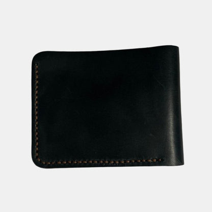 ROYAL EBONY – NAWAL BLACK BIFOLD LEATHER WALLET