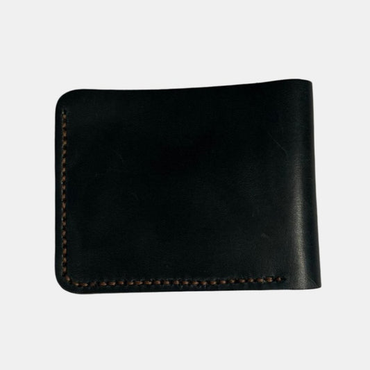 ROYAL EBONY – NAWAL BLACK BIFOLD LEATHER WALLET