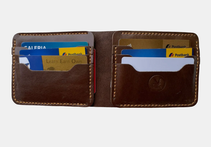 NOBLE ESPRESSO – NAWAL DARK BROWN BIFOLD WALLET