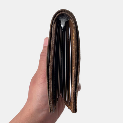 NOBLE ESPRESSO – NAWAL DARK BROWN BIFOLD WALLET