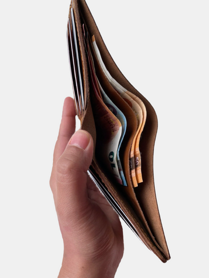NOBLE ESPRESSO – NAWAL DARK BROWN BIFOLD WALLET